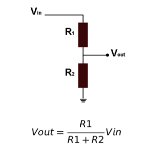 Figura 8. Divisor de voltaje