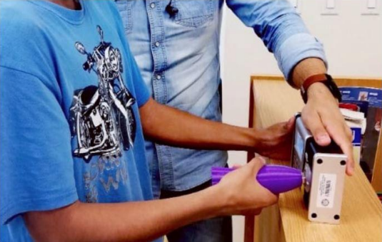 Figura 2. Medición de fuerza de torque.