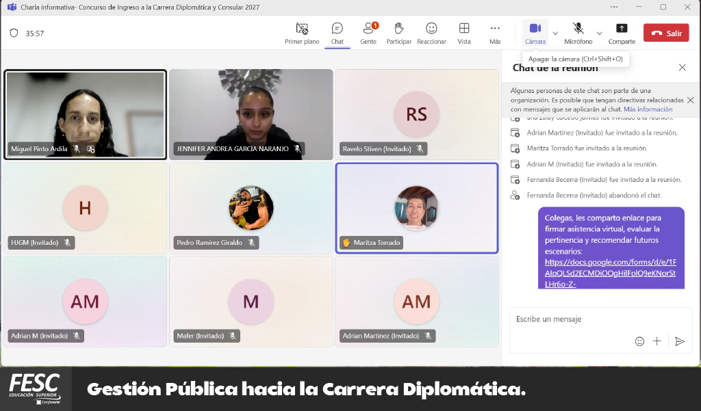 FESC Impulsa a sus Especialistas en Gestión Pública hacia la Carrera Diplomática.