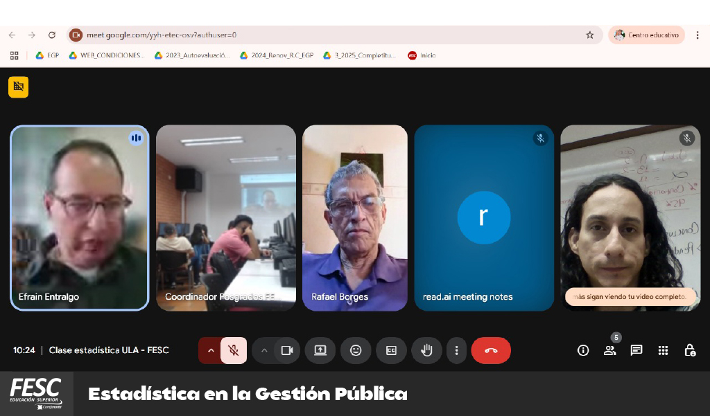 FESC Fortalece la Internacionalización de la Estadística en la Gestión Pública