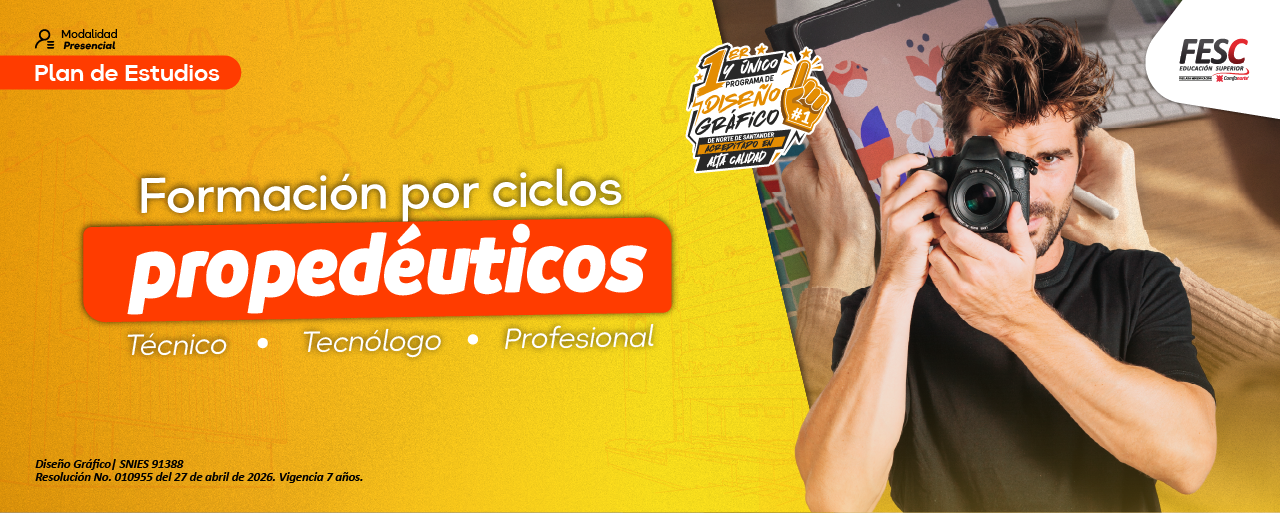 PLAN DE ESTUDIOS - BANNER DISEÑO GRAFICO