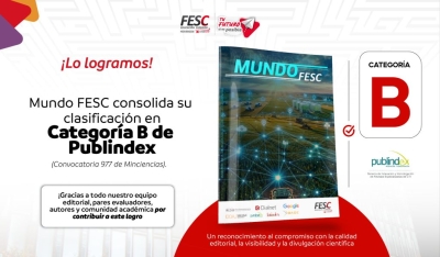 Mundo FESC ratifica su clasificación en categoría B de Publindex