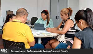 Encuentro con Federación de Acción Comunal Cúcuta